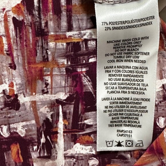 Calvin Klein Womens Size L Performance Print Racerback Cropped Tank Top NWT - Picture 7 of 7